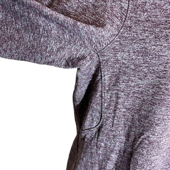 Lululemon men’s long sleeve space dye maroon shirt - Picture 2 of 3